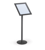 Single Straight Upright EasyOpen SnapFrame Pedestal Stands