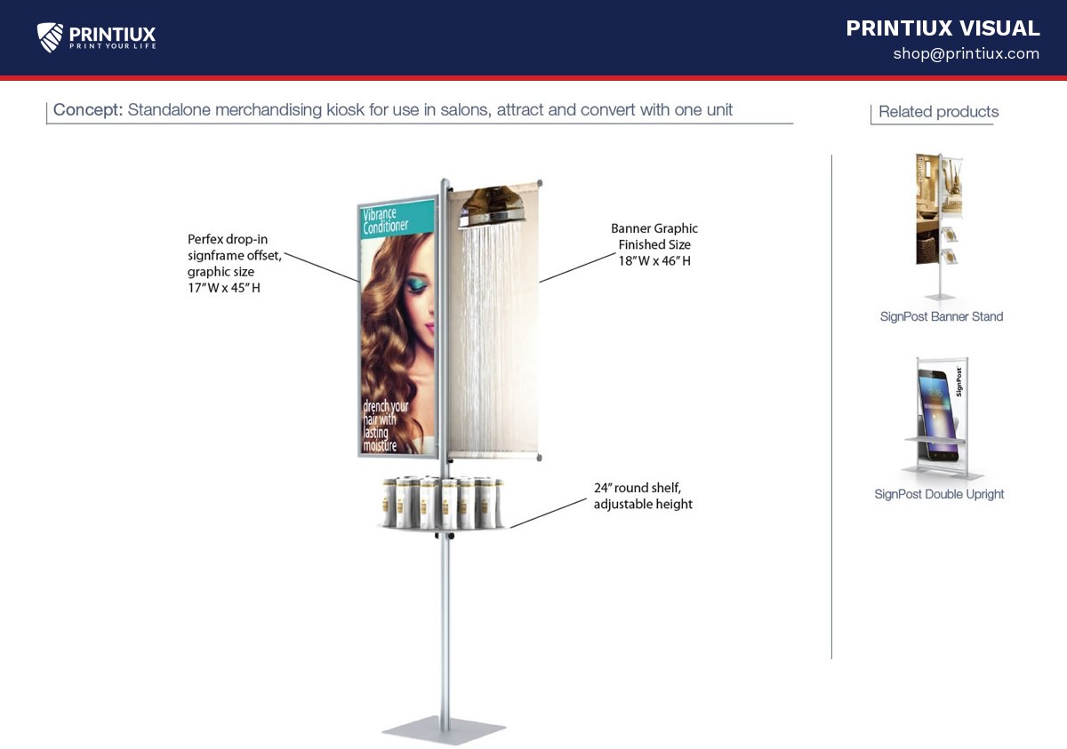 Standalone Merchandising Kiosk