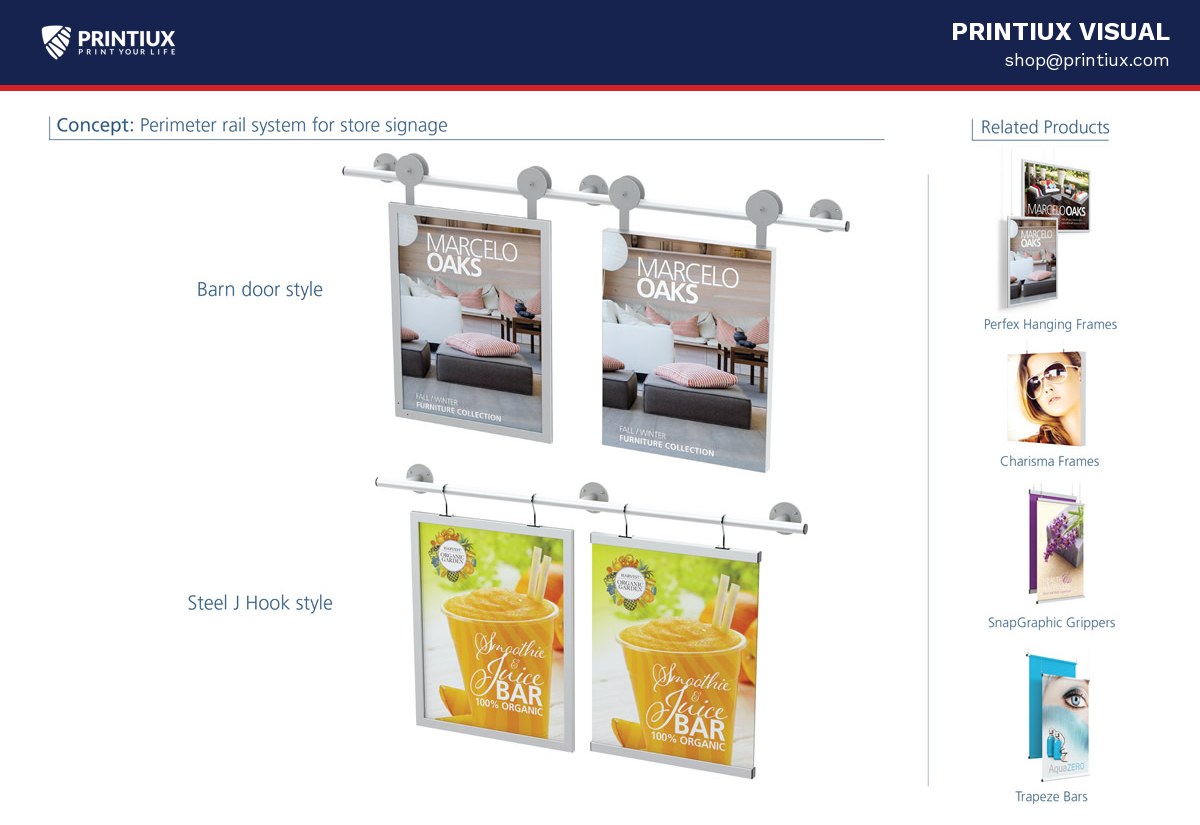 Perimeter Signage System Concept