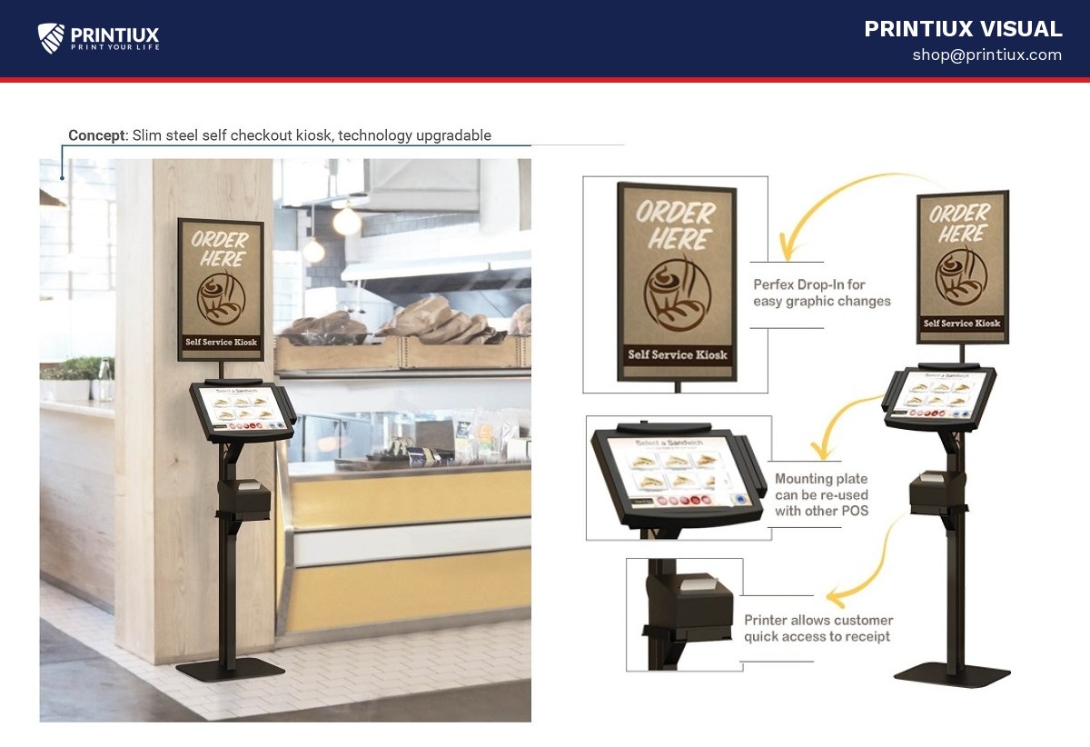 Custom Visual Merchandising Concepts Kiosk POS
