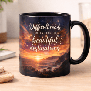 black mug full printing fast usa shipping