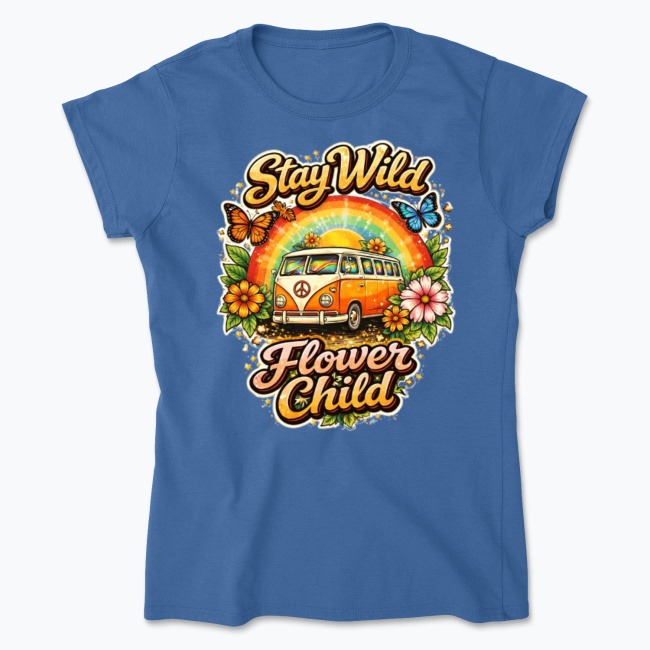 Eco-Friendly DTG Printed Women’s T-Shirt for Full-Color Design