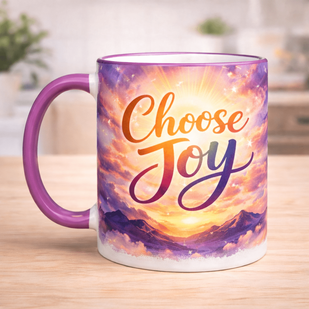 pink mug 2 tones full print color fast usa shipping